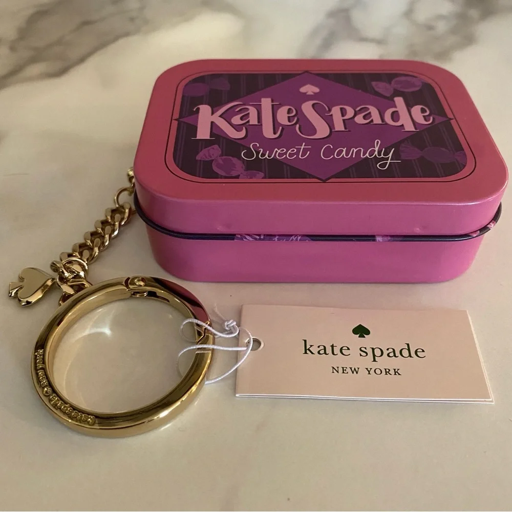 KATE SPADE Candy Shop Tin Key Fob